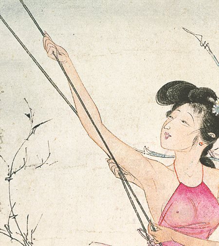 潮南-胡也佛的仕女画和最知名的金瓶梅秘戏图